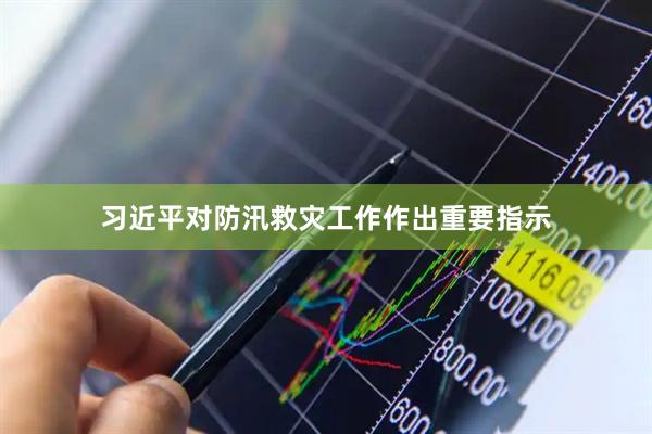 习近平对防汛救灾工作作出重要指示